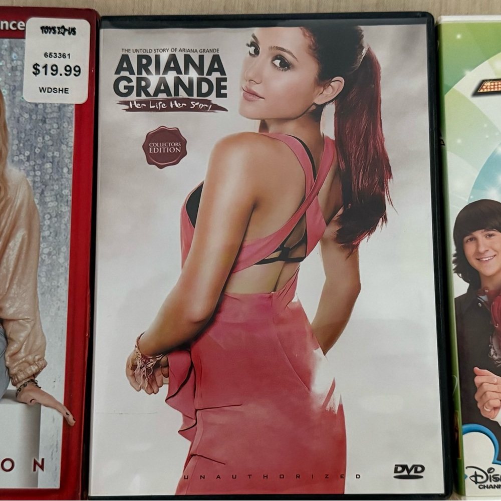 Hannah Montana & Ariana Grande DVDs